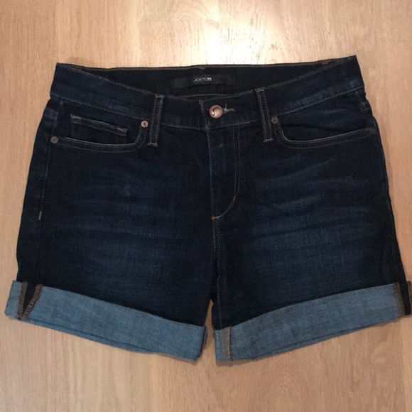 dark jean shorts